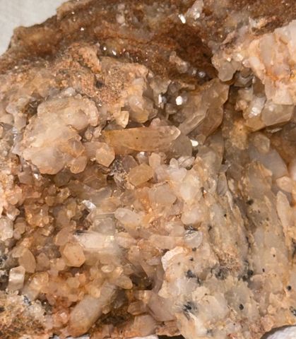 Arkansas quartz cluster plate